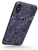 Abstract Wet Paint Purples v3 - iPhone X Skin-Kit