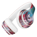 Abstract Wet Paint Red and Blue Full-Body Skin Kit for the Beats by Dre Solo 3 Wireless Headphones