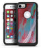 Abstract Wet Paint Red and Blue - iPhone 7 or 8 OtterBox Case & Skin Kits