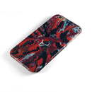 Abstract Wet Paint Red v95 iPhone 6/6s or 6/6s Plus 2-Piece Hybrid INK-Fuzed Case