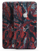 Abstract Wet Paint Red v95 - Skin-kit for the iPhone 8 or 8 Plus
