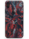 Abstract Wet Paint Red v95 - iPhone X Skin-Kit