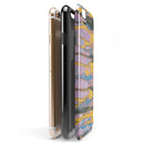 Abstract Wet Paint Retro Pink iPhone 6/6s or 6/6s Plus 2-Piece Hybrid INK-Fuzed Case