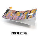 Abstract Wet Paint Retro Pink - Premium Protective Decal Skin-Kit for the Apple Credit Card