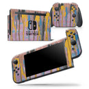 Abstract Wet Paint Retro Pink - Skin Wrap Decal for Nintendo Switch Lite Console & Dock - 3DS XL - 2DS - Pro - DSi - Wii - Joy-Con Gaming Controller