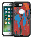 Abstract Wet Paint Retro V4 - iPhone 7 Plus/8 Plus OtterBox Case & Skin Kits