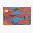 Abstract Wet Paint Retro V4 - Premium Protective Decal Skin-Kit for the Apple Credit Card