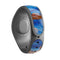 Abstract Wet Paint Rustic Blue - Decal Skin Wrap Kit for the Disney Magic Band