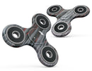 Abstract Wet Paint Smoke Red Full-Body Fidget Spinner Skin-Kit
