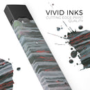 Abstract Wet Paint Smoke Red - Premium Decal Protective Skin-Wrap Sticker compatible with the Juul Labs vaping device