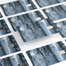 Abstract Wet Paint Soft Blue - Premium Protective Decal Skin-Kit for the Apple Credit Card