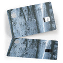 Abstract Wet Paint Soft Blue - Premium Protective Decal Skin-Kit for the Apple Credit Card