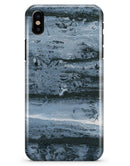 Abstract Wet Paint Soft Blue - iPhone X Clipit Case