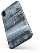 Abstract Wet Paint Soft Blue - iPhone X Skin-Kit