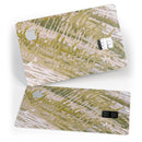 Abstract Wet Paint Subtle Pink Gold - Premium Protective Decal Skin-Kit for the Apple Credit Card