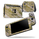 Abstract Wet Paint Subtle Pink Gold - Vinyl Skin Wrap for Nintendo Switch 2, OLED, Lite, Pro Controller, Wii & Classic Handhelds