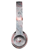 Abstract Wet Paint Subtle Pink and Gray Full-Body Skin Kit for the Beats by Dre Solo 3 Wireless Headphones