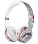 Abstract Wet Paint Subtle Pink and Gray Full-Body Skin Kit for the Beats by Dre Solo 3 Wireless Headphones