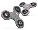 Abstract Wet Paint Subtle Pink and Gray Full-Body Fidget Spinner Skin-Kit