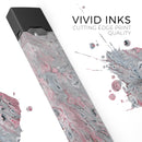 Abstract Wet Paint Subtle Pink and Gray - Premium Decal Protective Skin-Wrap Sticker compatible with the Juul Labs vaping device