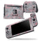 Abstract Wet Paint Subtle Pink and Gray - Skin Wrap Decal for Nintendo Switch Lite Console & Dock - 3DS XL - 2DS - Pro - DSi - Wii - Joy-Con Gaming Controller