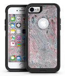 Abstract Wet Paint Subtle Pink and Gray - iPhone 7 or 8 OtterBox Case & Skin Kits