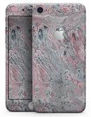 Abstract Wet Paint Subtle Pink and Gray - Skin-kit for the iPhone 8 or 8 Plus
