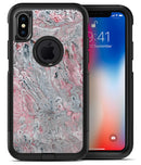 Abstract Wet Paint Subtle Pink and Gray - iPhone X OtterBox Case & Skin Kits
