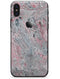Abstract Wet Paint Subtle Pink and Gray - iPhone X Skin-Kit