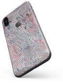 Abstract Wet Paint Subtle Pink and Gray - iPhone X Skin-Kit
