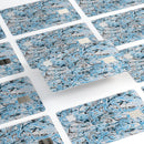 Abstract Wet Paint Teal - Premium Protective Decal Skin-Kit for the Apple Credit Card