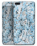 Abstract Wet Paint Teal - Skin-kit for the iPhone 8 or 8 Plus