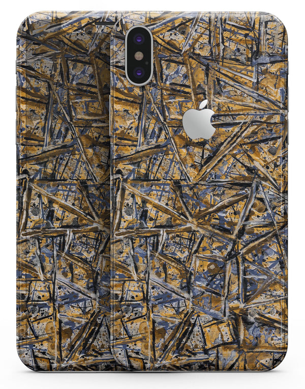 Abstract Wet Paint v4 - iPhone X Skin-Kit