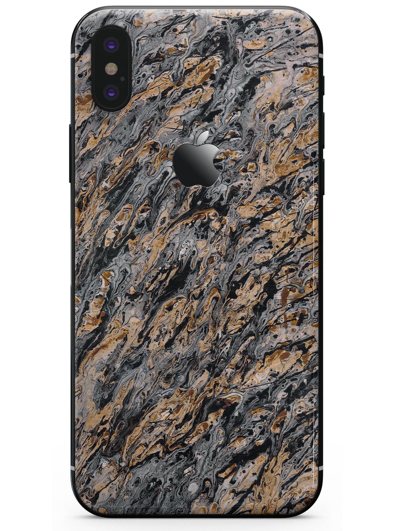 Abstract Wet Paint v6 - iPhone X Skin-Kit