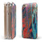 Abstract Wet Paint v92 iPhone 6/6s or 6/6s Plus 2-Piece Hybrid INK-Fuzed Case