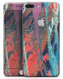 Abstract Wet Paint v92 - Skin-kit for the iPhone 8 or 8 Plus