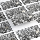 Aerial CityScape Black and White - Premium Protective Decal Skin-Kit for the Apple Credit Card
