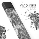 Aerial CityScape Black and White - Premium Decal Protective Skin-Wrap Sticker compatible with the Juul Labs vaping device
