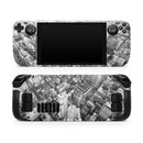 Aerial CityScape Black and White // Full Body Skin Decal Wrap Kit for the Steam Deck handheld gaming computer