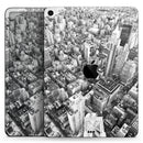 Aerial CityScape Black and White - Full Body Skin Decal for the Apple iPad Pro 12.9", 11", 10.5", 9.7", Air or Mini (All Models Available)