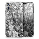 Aerial CityScape Black and White  - Protective Skin Wrap & Decal – Compatible with iPhone SE to iPhone 17 Pro Max (All Models)