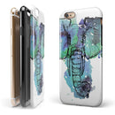 African Sketch Elephant iPhone 6/6s or 6/6s Plus 2-Piece Hybrid INK-Fuzed Case
