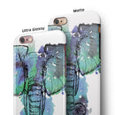 African Sketch Elephant iPhone 6/6s or 6/6s Plus 2-Piece Hybrid INK-Fuzed Case