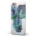 African Sketch Elephant iPhone 6/6s or 6/6s Plus 2-Piece Hybrid INK-Fuzed Case