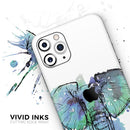 African Sketch Elephant  - Protective Skin Wrap & Decal – Compatible with iPhone SE to iPhone 17 Pro Max (All Models)