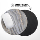 Agate Marble Slate V3// WaterProof Rubber Foam Backed Anti-Slip Mouse Pad for Home Work Office or Gaming Computer Desk
