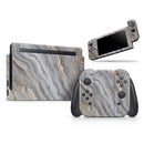 Agate Marble Slate V3 // Skin Decal Wrap Kit for Nintendo Switch Console & Dock, Joy-Cons, Pro Controller, Lite, 3DS XL, 2DS XL, DSi, or Wii - Vinyl Skin Wrap for Nintendo Switch 2, OLED, Lite, Pro Controller, Wii & Classic Handhelds