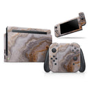 Agate Marble Slate V4 // Skin Decal Wrap Kit for Nintendo Switch Console & Dock, Joy-Cons, Pro Controller, Lite, 3DS XL, 2DS XL, DSi, or Wii - Vinyl Skin Wrap for Nintendo Switch 2, OLED, Lite, Pro Controller, Wii & Classic Handhelds