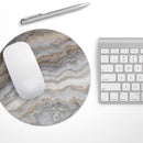 Agate Marble Slate V6// WaterProof Rubber Foam Backed Anti-Slip Mouse Pad for Home Work Office or Gaming Computer Desk