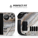 Agate Marble Slate V6 // Full Body Skin Decal Wrap Kit for the Steam Deck handheld gaming computer